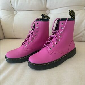Dr. Martens Fuchsia Combat Boots